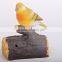 Custom solar power life size bird figurine ornament