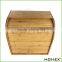 Bamboo 2 Tier ( layer ) Bread Box Roll Top Bread Bin Homex BSCI/Factory