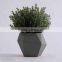 office desktop concrete flower pot