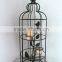 Classic Metal Birdcage Decorative Glass Tealight Holder