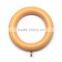 High Quality Light Brown Wood, Curtain Rod Ring Screw Eyelet To Fit Curtain Poles Up To 35mm Diameter