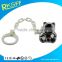 manufacturing baby supplies cute little bear zinc alloy baby pacifier clip