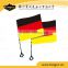 promotion cheap polyester Germany car window flag