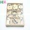 2016 art craft new design Christmas Present wooden stamps snow wood toy piece