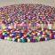 High Quality Nepal Handmade Round Wool Felt Ball carpets/rugs