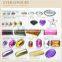 Faceted flat back acrylic gems