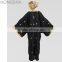 Latest Abaya Designs 2015 Gold Embroidered Black Abaya HSD1501