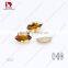 Top Quality Amber Crystal k9 Material Horse Eye Cut Point Back Loose Rhinestone Beads Fashion Accessories Factory Wholesale