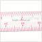 Kearing high quality garment Scale Rulers 1/4, 1/5,sanwich line flexible plastic ruler #8502