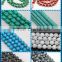 4-12 mm semi precious blue sand beads strand wholesale blue sand stone beads high grade stone beads for bracelets