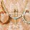 Wholesale Flower Rhinestone Jewelry sets Earring and Necklace Sets Women Jewelry Set