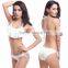 2017 Wholesale Ruffled Design Ladies Swimwear Bikini