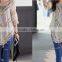 2016 SEXY HOLLOW BLOUSE PATCHWORK DESIGN TOPS WOMEN SHIRT