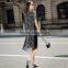 Z&M Women's 2017 New Fashion dress women Silk dress Dress dress