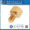 Made in Taiwan Brass M4 Knurled Head Diamond Thumb Screw