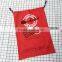 Wholesale hessian santa sacks with drawstring red personalised christmase stockings sack