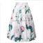 onen onen instyles High Waist Tutu Skirts Women Vintage Fairy Tales Landscape Printed Ball Gown Midi Skirt
