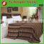 Polar pv fleece animal deisgn printed throw blanket