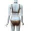 2017 women copper bandage rayon bikini