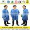 Poly/cotton antistatic smock,5mm grid Cleanroom ESD smock