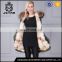 Custom high quality ladies fur collar wolf fur coat online