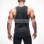 mens loose muscle sleeveless gym tank top