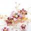 Enchanted Hair Clip Wedding Flower Glam Hair Claws Sweet Bridal Hair Clip Pearl Girl Dresses Princess Prom Little White Dresses