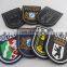 OEM army unit pvc patches work in blouse neck designs