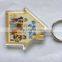 2017-Customized Logo Printed Promotional Plastic Photo Insert Keychain