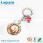 High Quality KEMER Printed Logo Middle Spinner Fancy Metal Keyring Keychains
