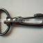 Custom logo/size/color metal snap hook gold snap metal keychain
