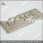OEM Factory Custom Luggage Sticker Metal And Plastic Label Sticker