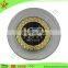 Acrylic paper weight souvenir with medal coin