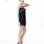 Sleeveless Black Spaghetti Strap Ladies’ Short Jumpsuit