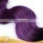 Direct Sell Ombre Purple Peruvian Virgin Body Wave, Peruvian Hair