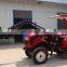 35hp,4x4 wd farm tractor with backhoe loader and front bucket