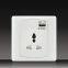 10A 250V push button wall switch socket Digit Telephone Socket with Data Socket