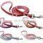 Durable Double Layer Pet PU Collar Leather Leash Training Dog Pulling Rope Pet Neck Chain Pet Supplies
