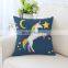 i@home Unicorn carton printing home decor car seat lumbar support pillow cushion cover for sofa