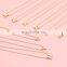 26 Letters Pendant Necklaces Simple Gold Color A-Z for Women DIY Name Necklace Jewelry Gift Initial Jewelry Clavicular Chain
