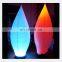 Wholesale 2.5mH Ivory Inflatable Led Tube Attractive Party Decoration