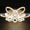 flower shape LED ceiling acrylic chandelier lobby lamps