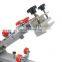 Micro adjustable 4 colors 4 stations  full t-shirt rotary silk screen printing garment screen printing t shirt machine