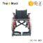 Manual folding aluminum wheelchair for disabled and elderly