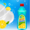 Cleaning products detergent, fruit and vegetable dishwashing liquid