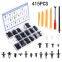 415Pcs Boxed Corrosion-Resistant Plastic Car Clamp Push Type Fasteners