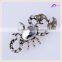 High Quality Charming Crystal Scorpion Animal Sherwani Brooch Jewelry