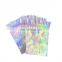 Cute Eyelash Resealable Holographic Mylar Bags for Lip Gloss Lash