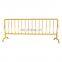 Heavy duty galvanised traffic road safety pedestrian crowd control barriers