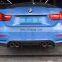 Auto Parts M3 M4 Carbon Fiber Rear Diffuser Llp for BMW F80 F82